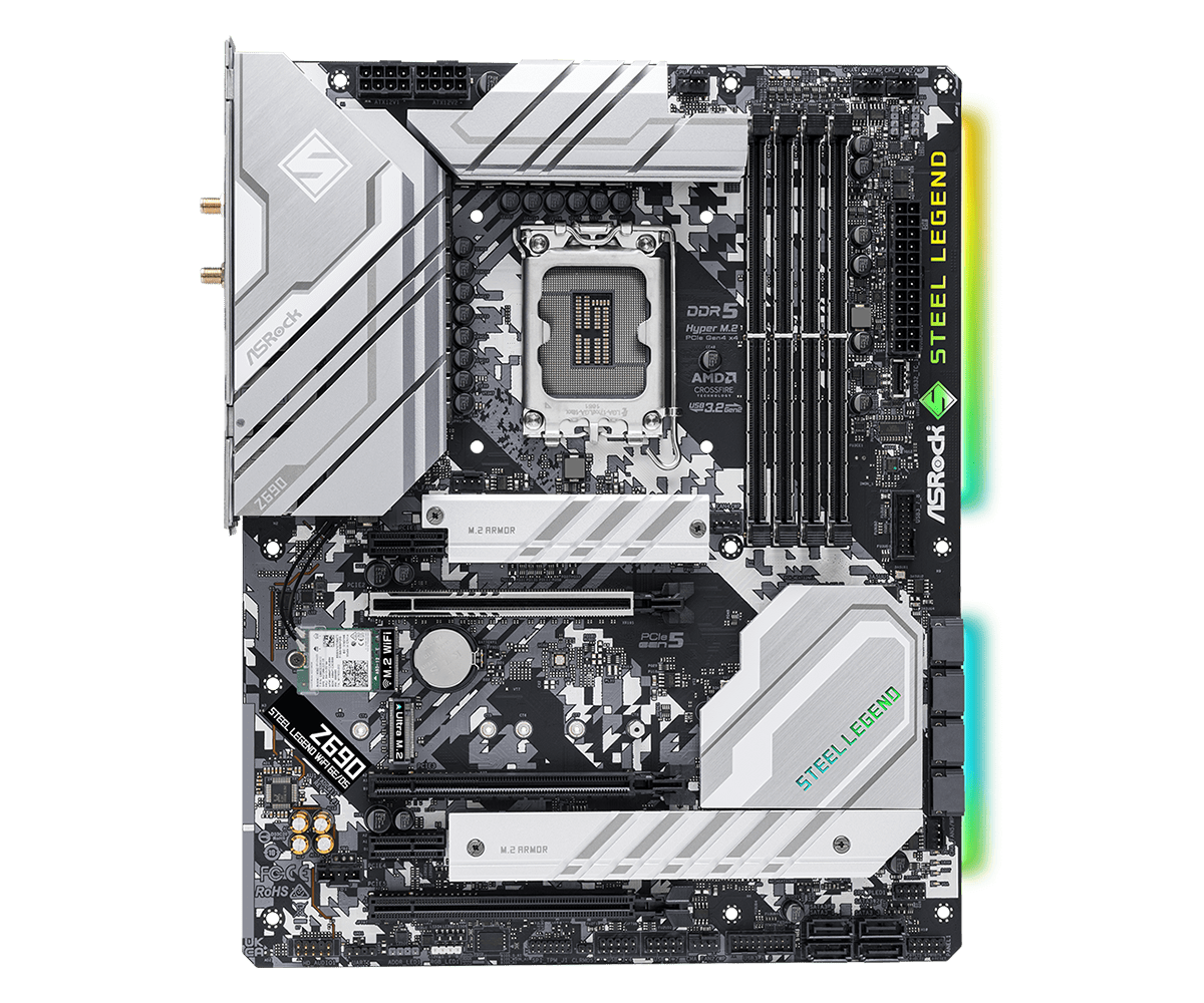Carte mère Z690 LGA1700 ASROCK - X870E Atx Motherboard avis et prix